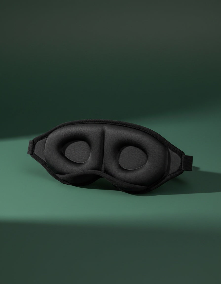 Mizuvo 3D Contour Sleep Mask in black